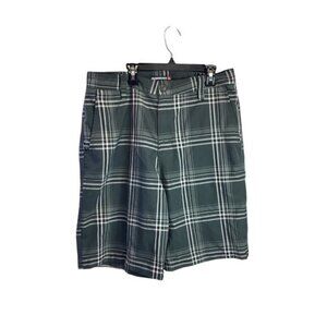 Preppy Streetwear Coquette Utility QuikSilver Shorts Men 32 Black Gray